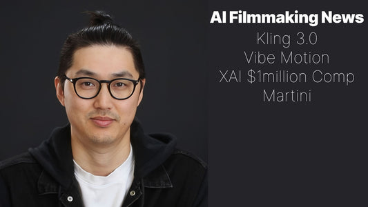 AI Filmmaking News - Kling 3.0, Higgsfield Vibe Motion, XAI Million Dollar Competition, and Martini