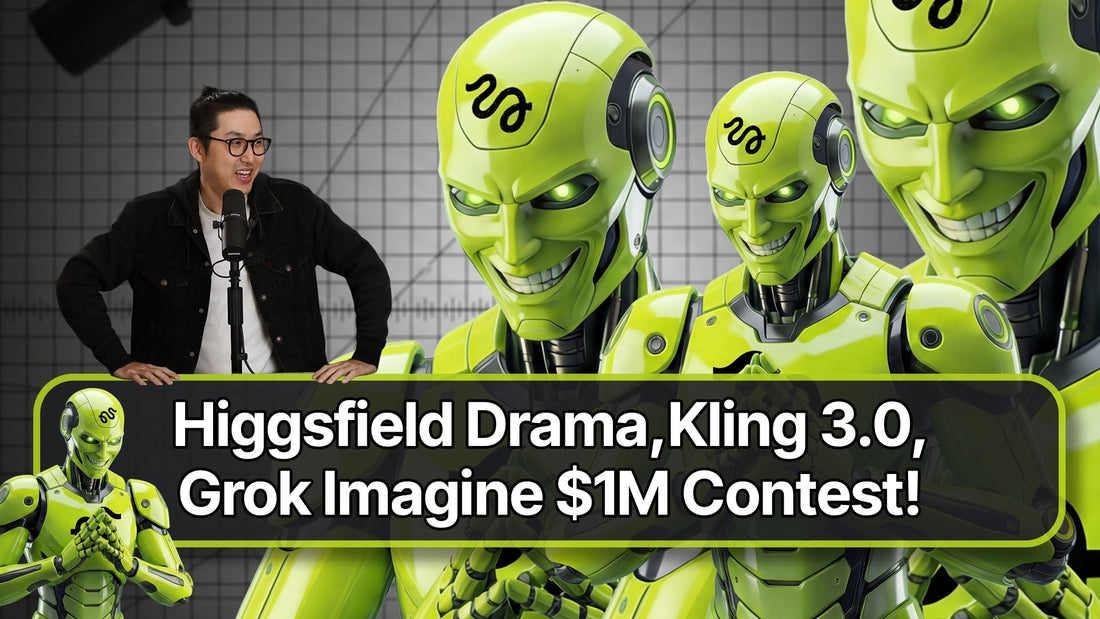 AI Filmmaking News - Kling 3.0, Higgsfield Vibe Motion, XAI Million Dollar Competition, and Martini